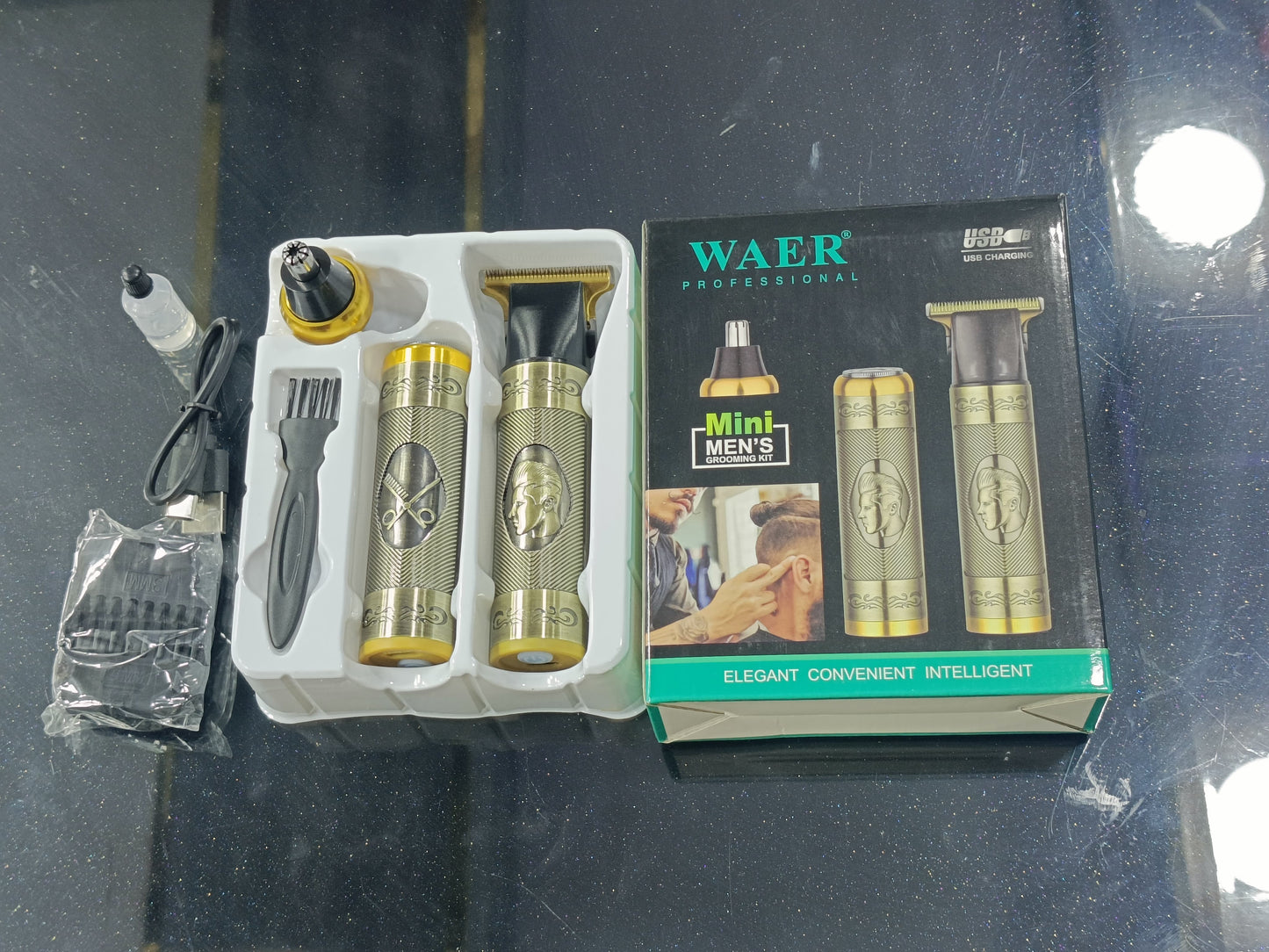 Waer 2in1 Mini Mens Gromming Kit