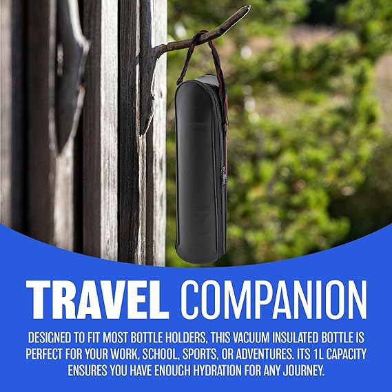 Stainless Steel water Bottle 500ml With Pouch