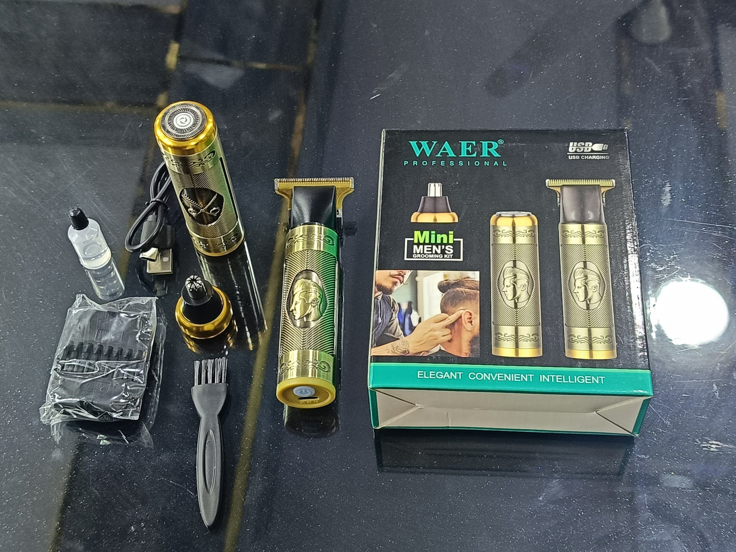 Waer 2in1 Mini Mens Gromming Kit