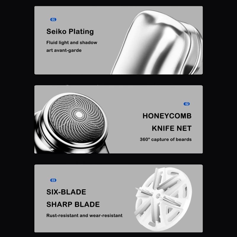 Mini Shaver Portable Rechargeable Shaver