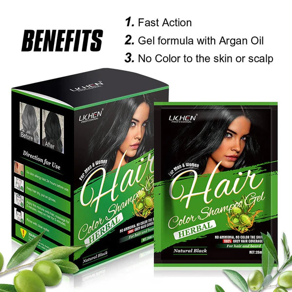 Lichen Hair Color Argan Oil Gell Sachet 25ml X10