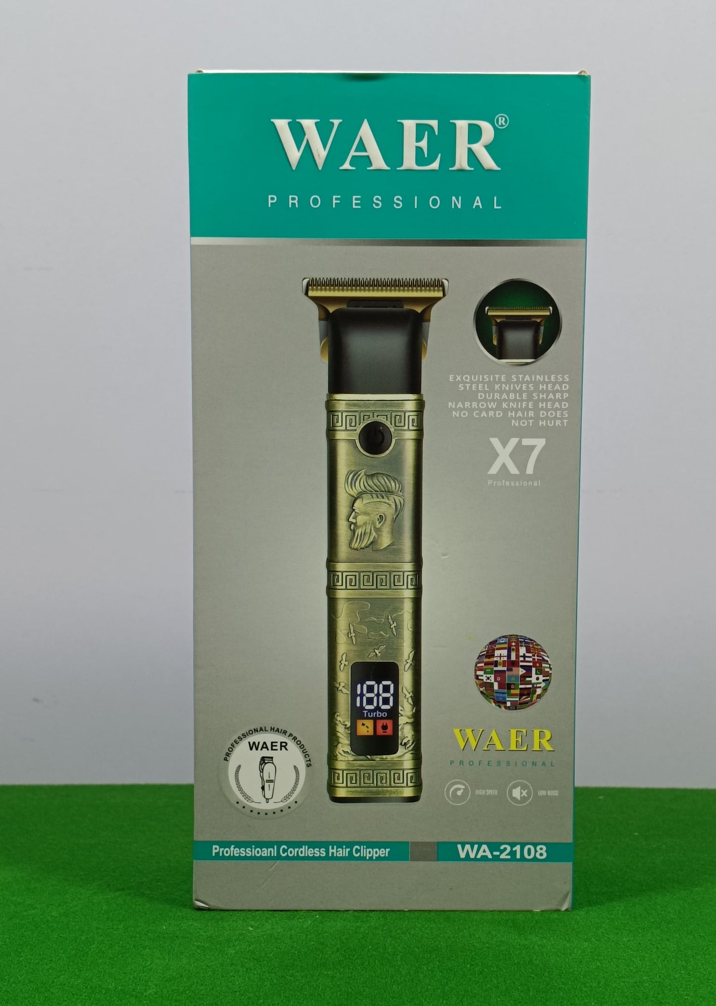Waer Proffessional Trimmer X7 Model WA-2108