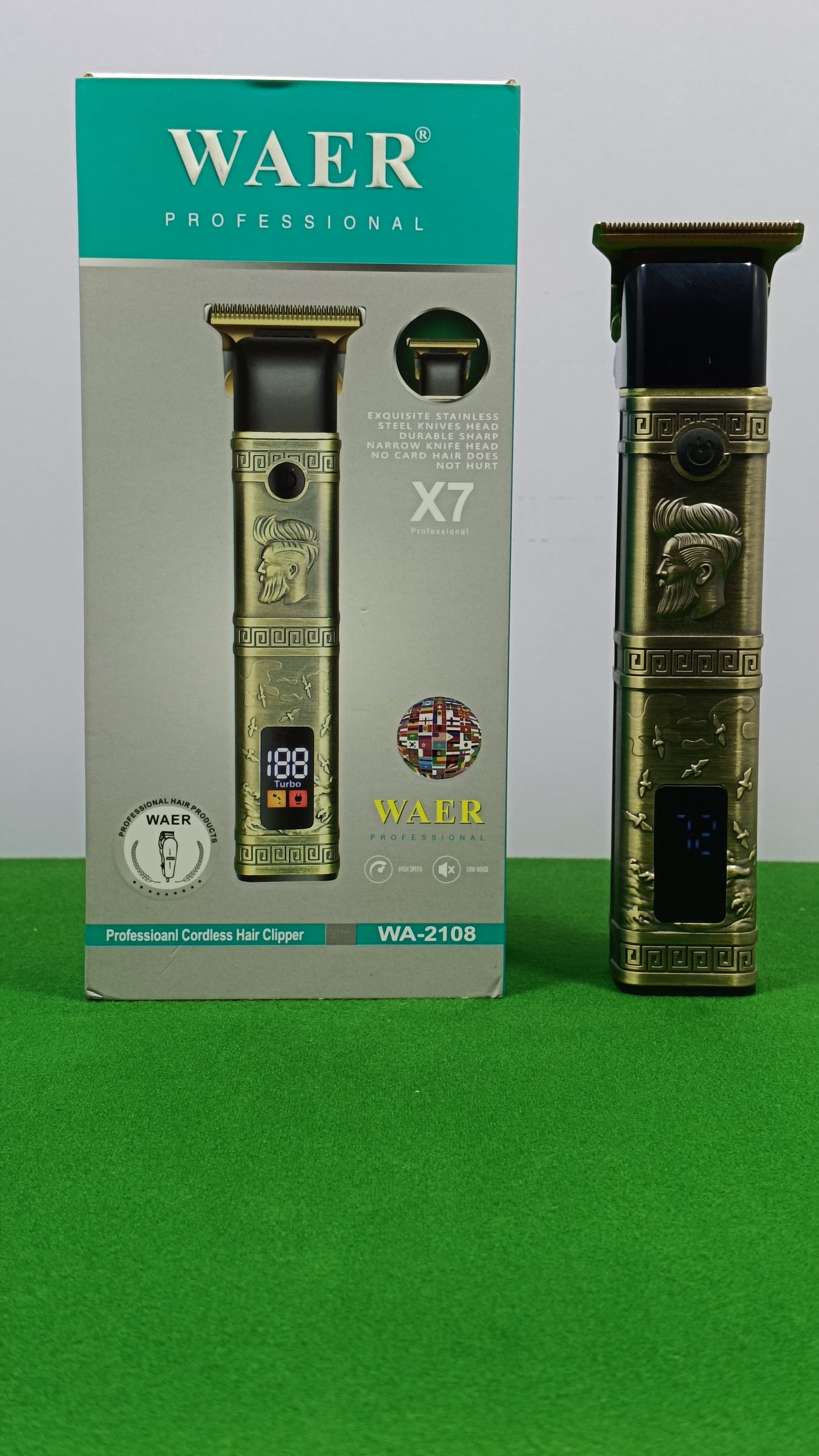 Waer Proffessional Trimmer X7 Model WA-2108
