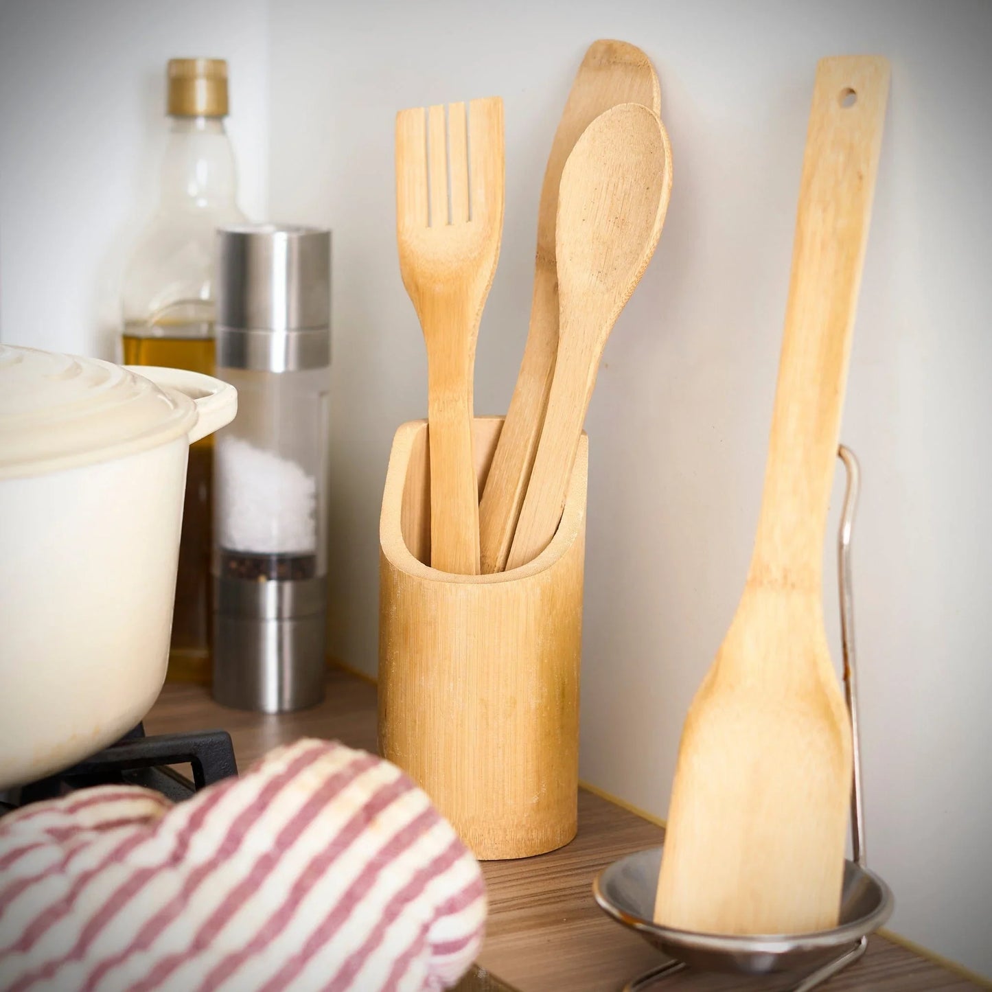 Cooking Bambo Wooden Spoan Set 5 in 1