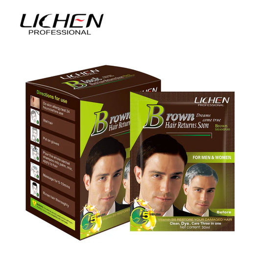 Lichen Hair Color Shampoo sachet