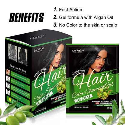 Lichen Hair Color Argan Oil Gell Sachet 25ml X10