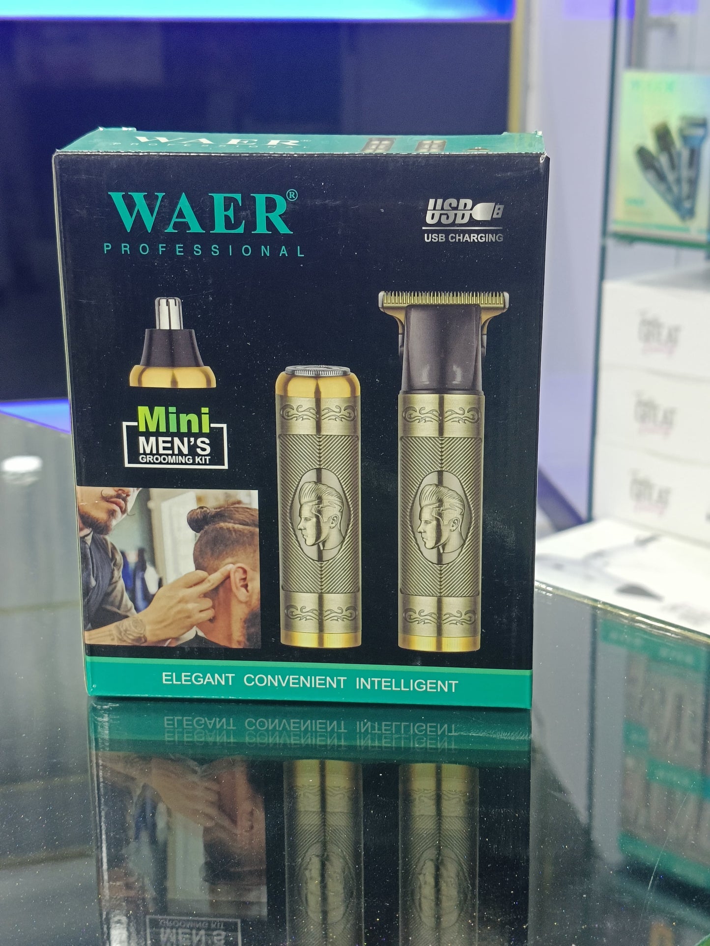 Waer 2in1 Mini Mens Gromming Kit