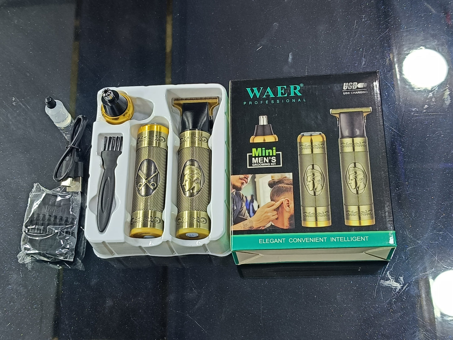 Waer 2in1 Mini Mens Gromming Kit