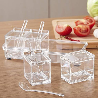 Aerylic Seasoning Box & Jam Jar