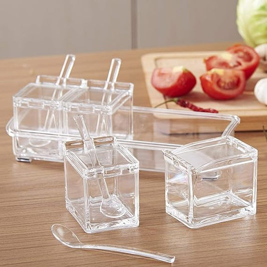 Aerylic Seasoning Box & Jam Jar